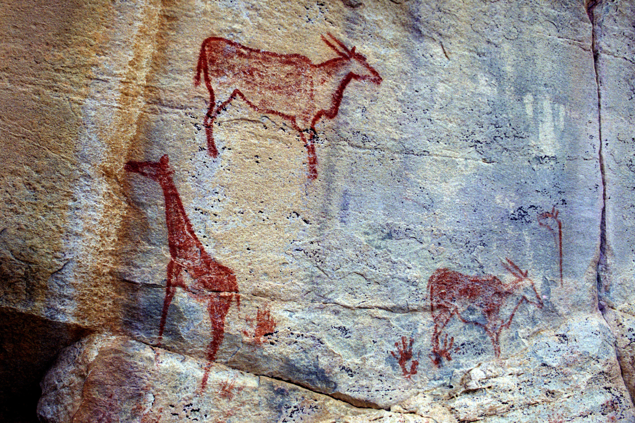 Rock art in Tsodilo Hills Botswana Adobe Stock 231940497