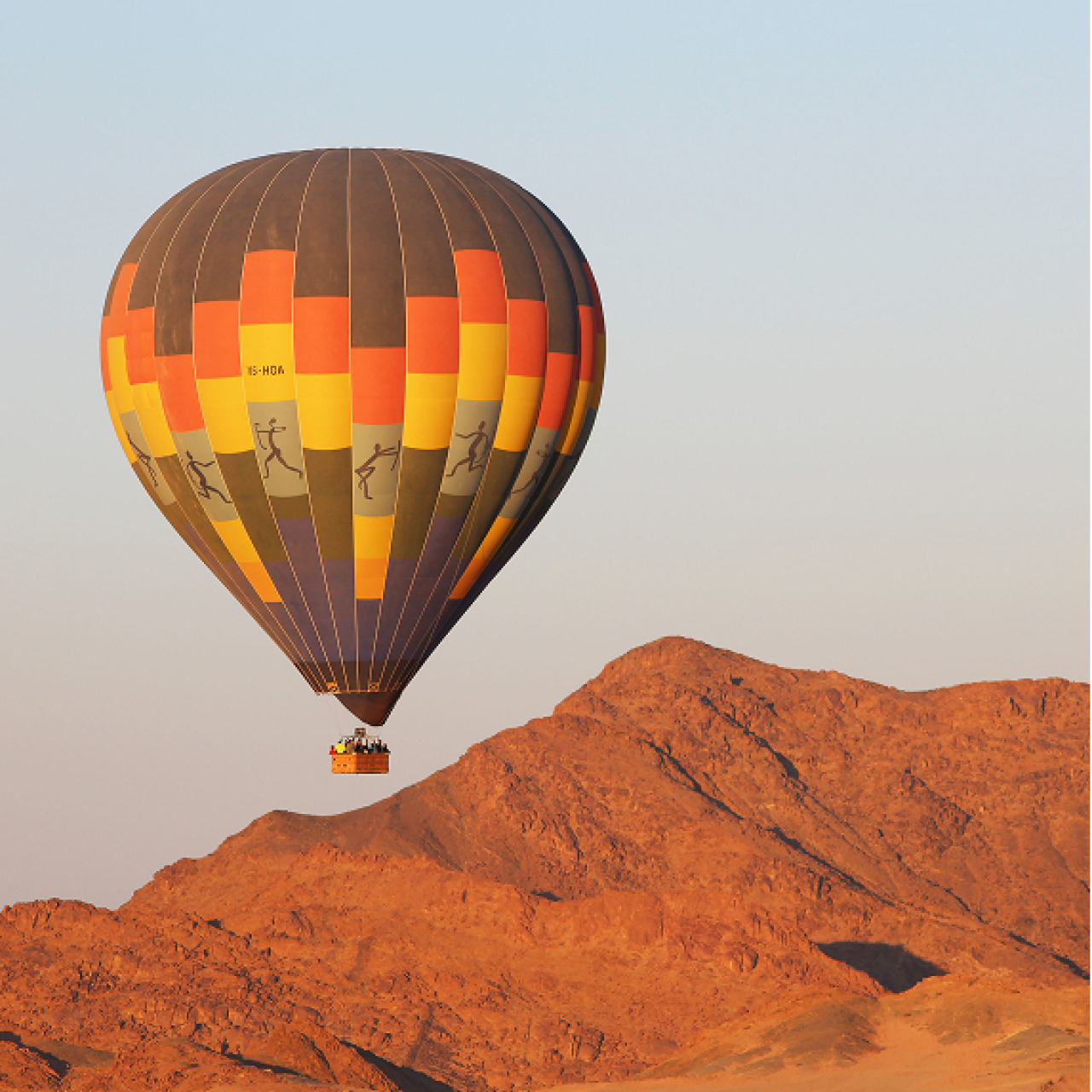 Hot air ballooning in Namibia