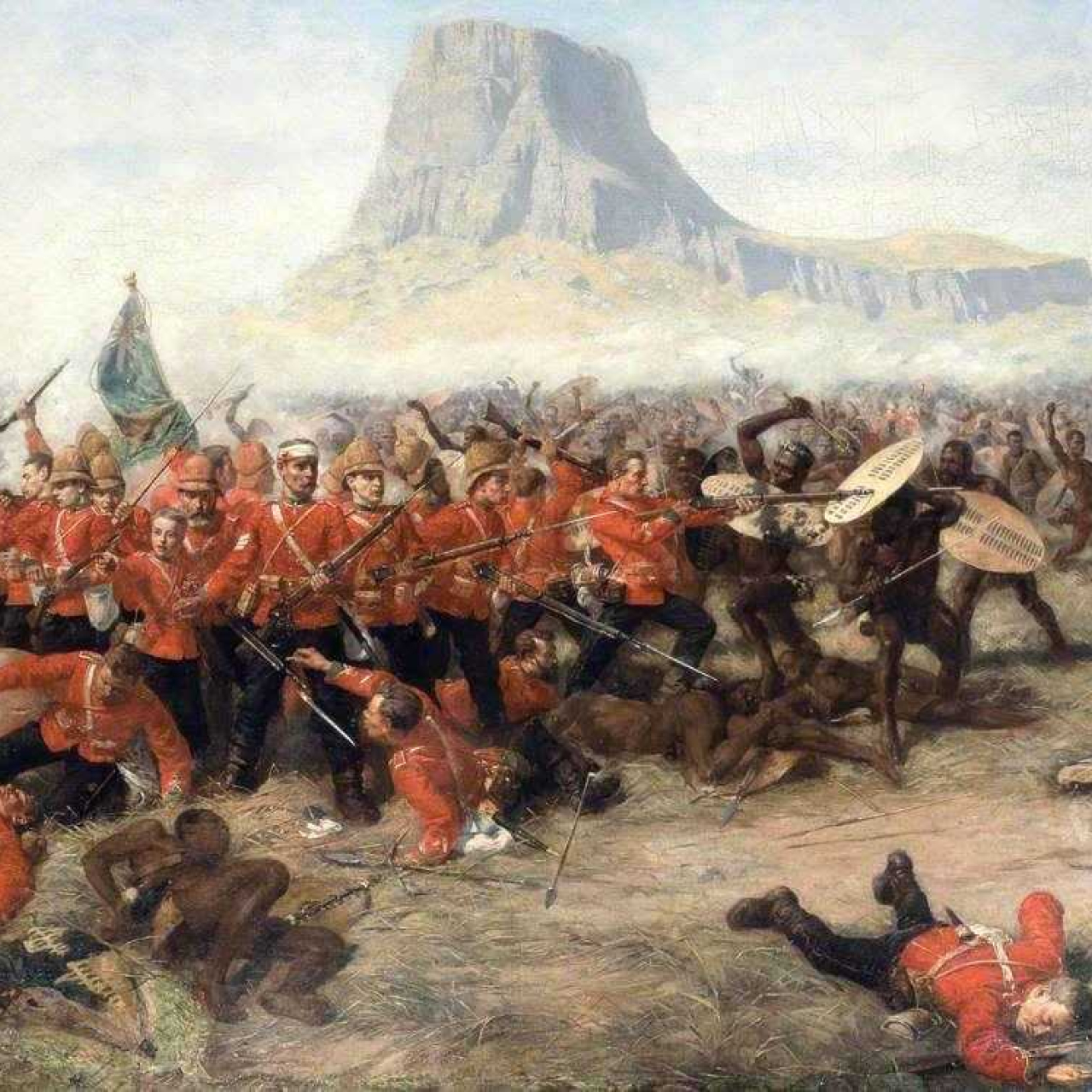 The Last Stand at Isandlwana by Charles Edwin Fripp