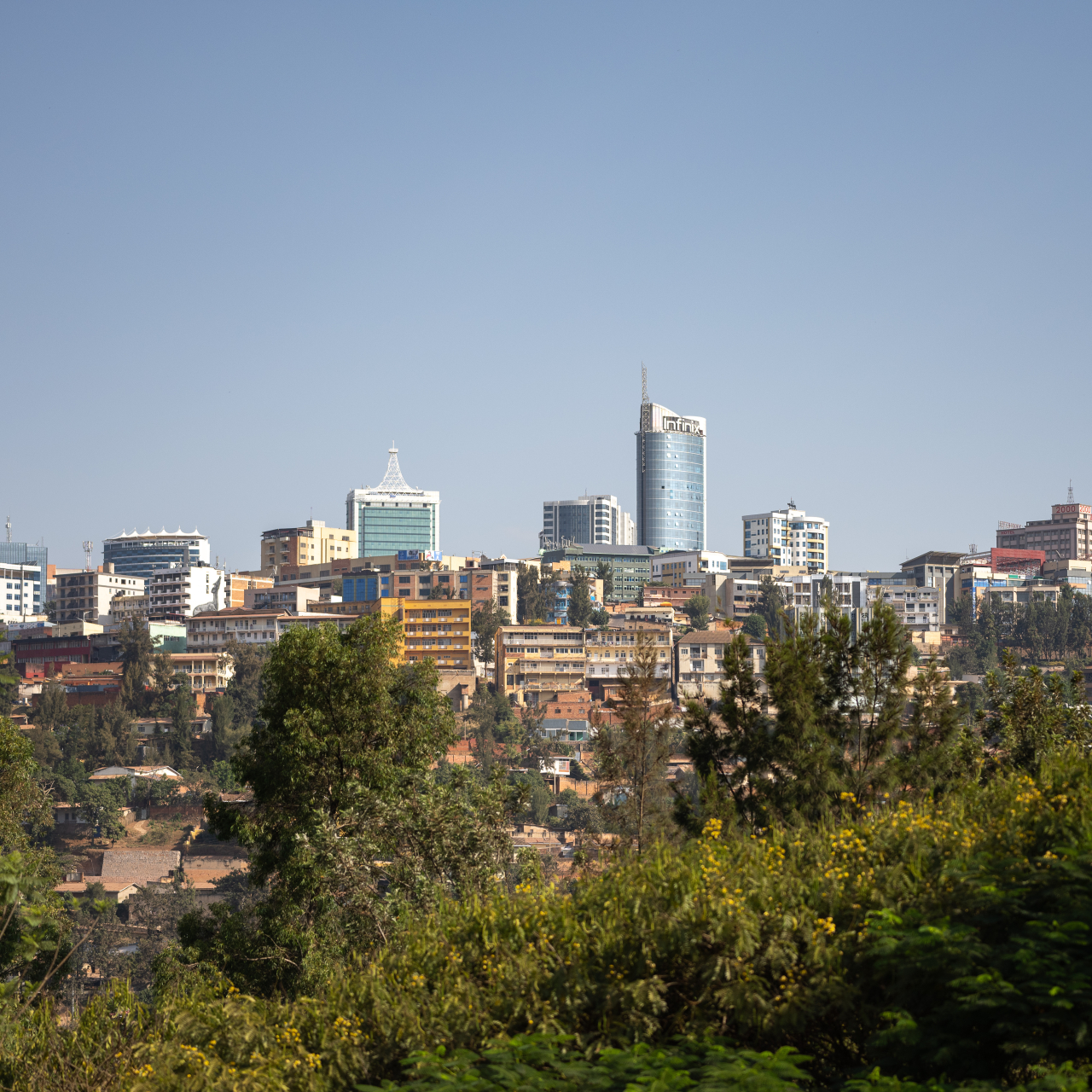 Kigali skyline during the day