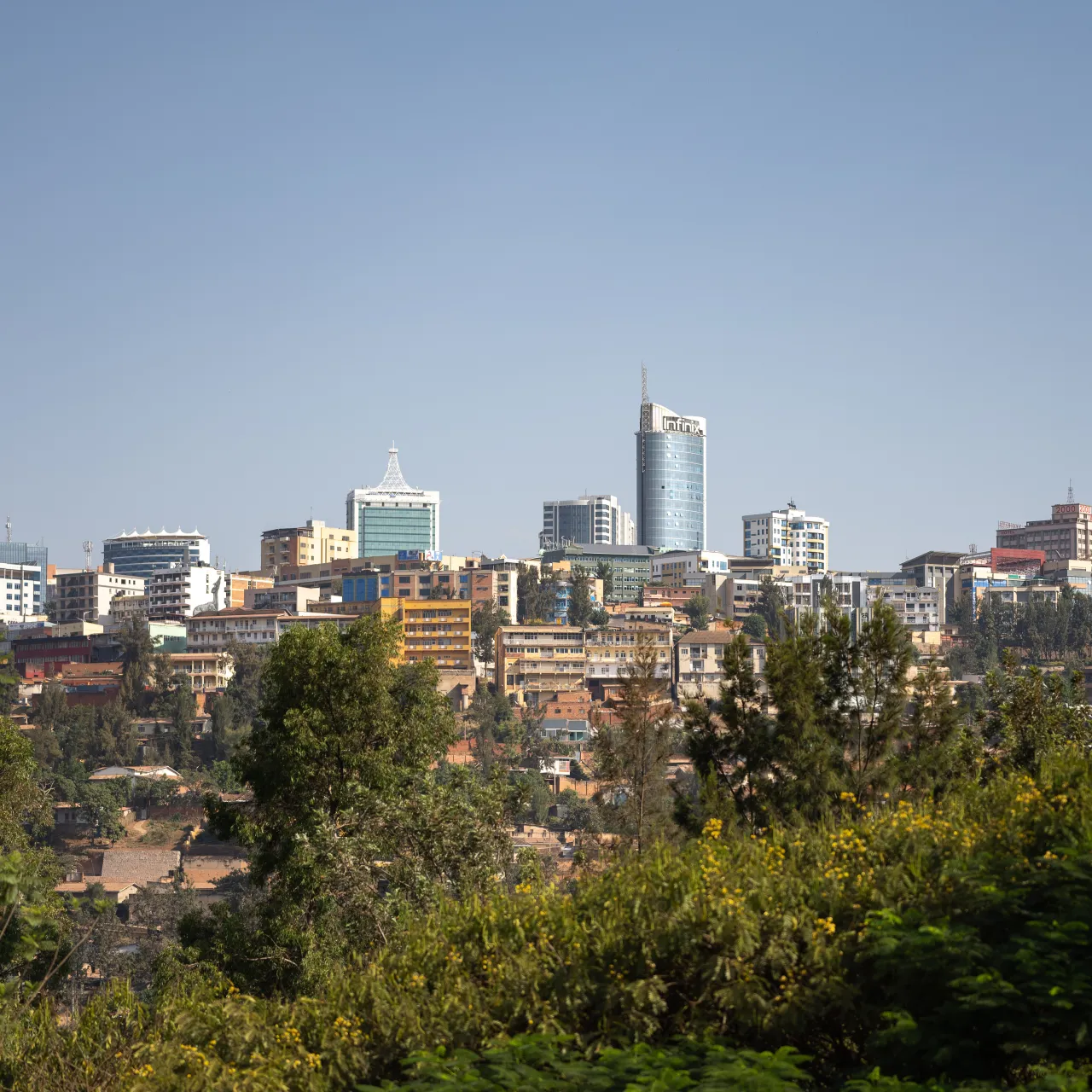 Kigali skyline during the day