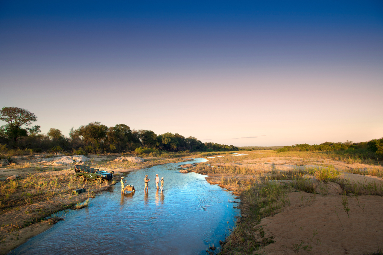 Sunset river stop at and Beyond Tengile River Lodge High Resolution Width5000px