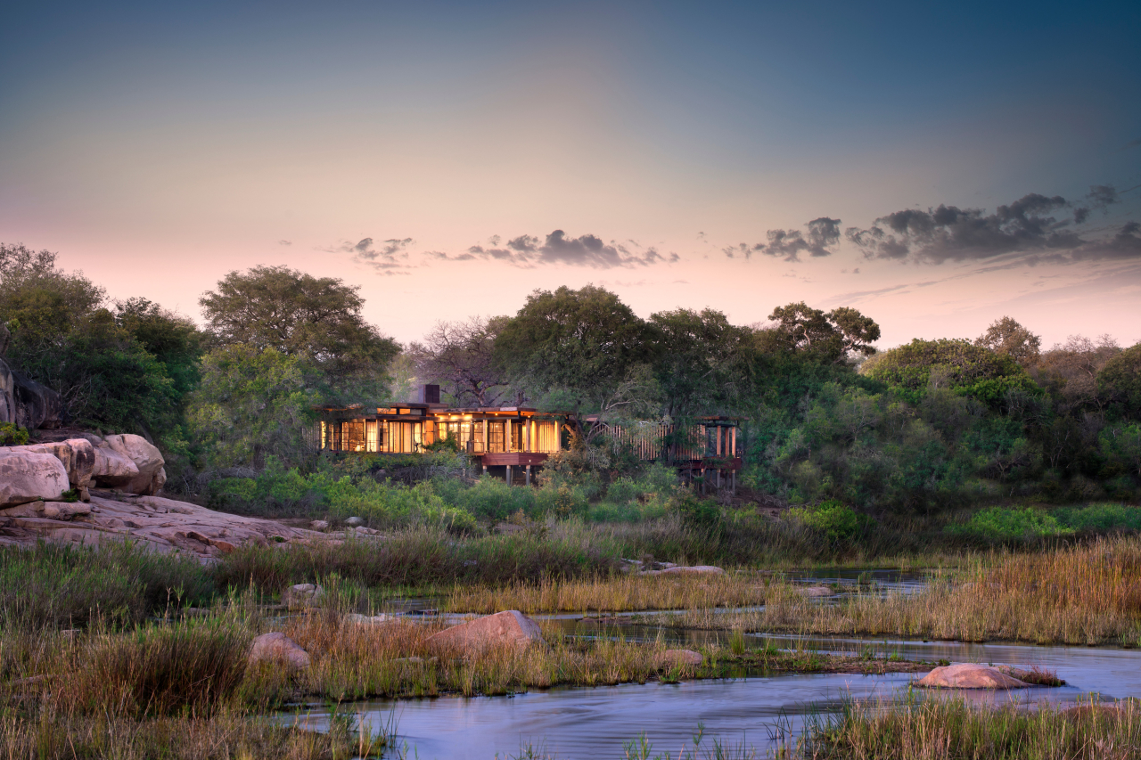 Lodge exterior view at and Beyond Tengile River Lodge 1 High Resolution Width5000px
