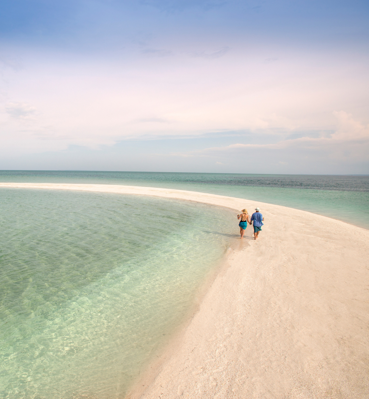 Castaway picnic on an African island