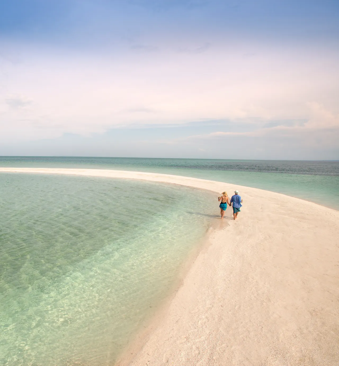 Castaway picnic on an African island