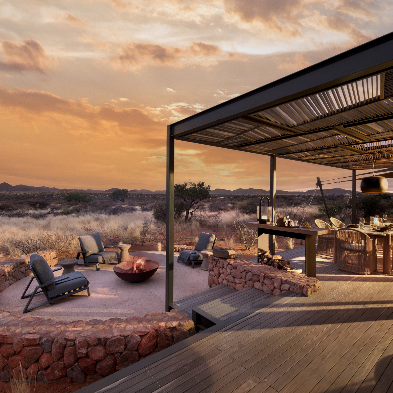 GALLERY Loapi Fire Pit Dook Tswalu