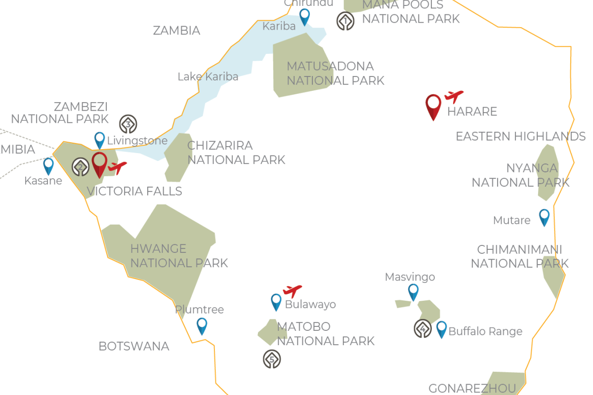 Wildlife and waterways map